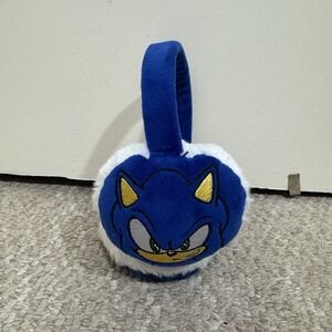 Sonic the Hedgehog Sonic Head Plush Ear Muffs | One Size Fits All